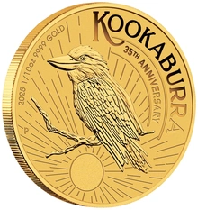 2025 1/10oz Australian Kookaburra Gold Coin