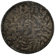 1016-1035 Cnut Silver Penny Hammered Short cross Type Lincoln Svertingr