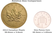2014 Canadian Maple Leaf Gold Coin 1oz