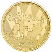 2022 1oz Rolling Stones Gold Coin Music Legends