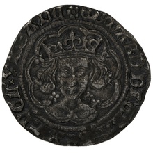 1464-1465 Silver Groat Fourpence Coin Edward IV mm Rose