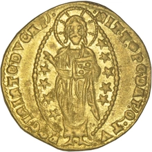 1343-54 Gold Ducat Italy Venice Andrea Dandolo NGC AU55