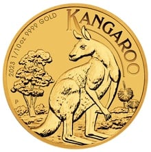 2023 1/10oz Australian Kangaroo Gold Nugget Coin