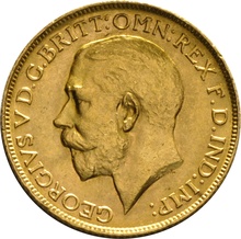 1920 Gold Sovereign Coin George V Perth
