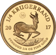 2017 Proof 1/4oz Krugerrand Gold Coin 50th Anniversary Boxed