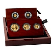 2017 Proof Gold Britannia 5 Coin Set Boxed