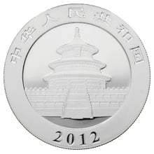 2012 1oz Chinese Panda Silver Coin
