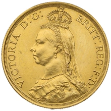 1887 £2 Coin Gold Double Sovereign
