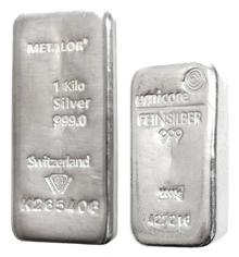 VAT FREE for Storage - 1 Kilo Silver Bullion Bar