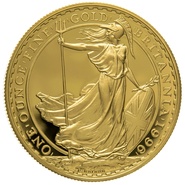 1996 One Ounce Proof Britannia Gold Coin