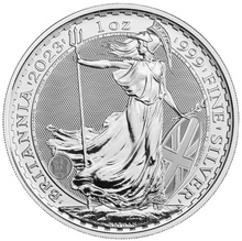 2023 1oz Silver King Charles III Britannia Coin Gift Boxed