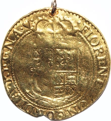 Gold Unite Coin Charles I Fair