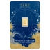 0.5g Gold Bar PAMP Zodiac Sagittarius Minted