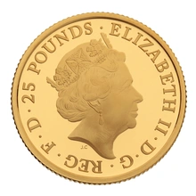 2018 1/4oz Four Generations of Royalty Proof Gold Coin Boxed