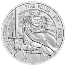 2023 King Arthur Myths & Legends 1oz Silver Coin