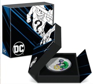 2023 The Riddler DC Villains 1oz Proof Silver Coin Boxed