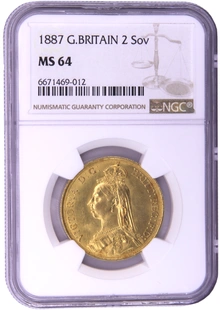 1887年 ヴィクトリア ペニー銅貨 PCGS MS64RD 1887年 ヴィクトリア ペニー銅貨 PCGS MS64RD