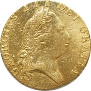 1791 George III Half Guinea Gold Coin