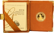 2016 Proof 1/4oz American Eagle Gold Coin Boxed