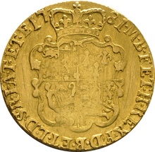 1781 George III Guinea Gold Coin