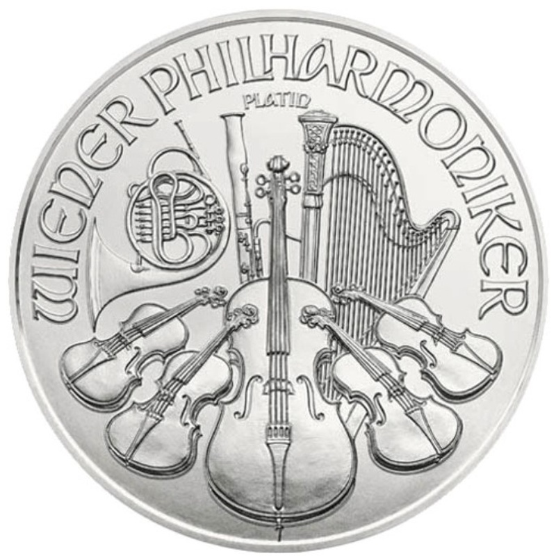 2022 Austrian Philharmonic Platinum Coin 1oz 
