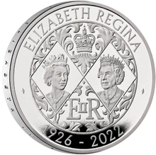2022 Proof Silver Crown £5 Coin Her Majesty Queen Elizabeth II Boxed