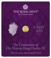 2023 1/40oz Gold Coronation of King Charles III Proof Coin
