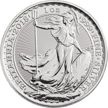 VAT FREE for Storage - 1oz Silver Britannia Coin