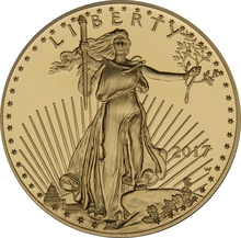 2017 Proof American Eagle Gold Coin 1oz Boxed