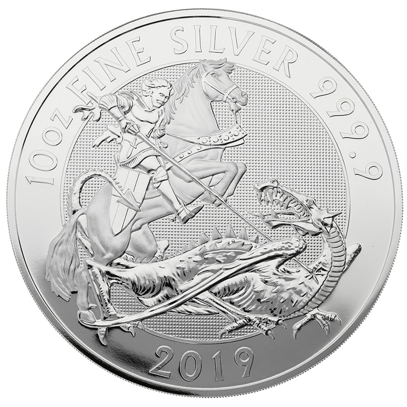 2019 Royal Mint Valiant Silver Coin 10oz