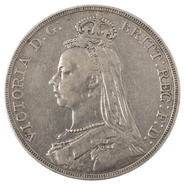 1891 Victoria Jubilee Head Crown - Fine