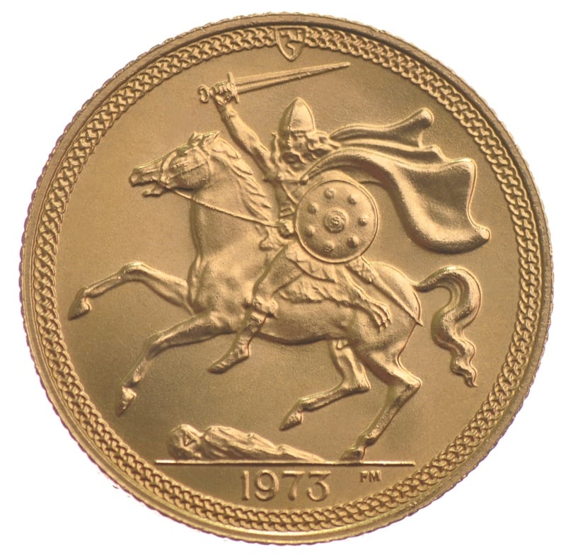 Isle of Man £2 Gold Coin (Double Sovereign)
