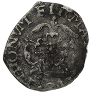 1625-1649 Charles I Silver Penny Rose to Both Sides