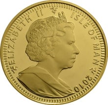 2010 Isle of Man Angel Gold Coin 1oz