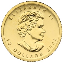 2008 1/4oz Canadian Maple Leaf Gold Coin