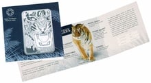 10oz Silver Bar PAMP Royal Bengal Tiger