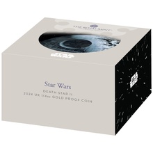 2024 1/4oz Star Wars Death Star Proof Gold Coin Boxed