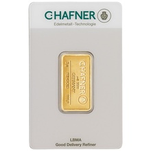 5g Gold Bar C. Hafner Minted