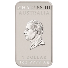 2026 Year of the Horse Perth Mint 1oz Lunar Horse Silver Rectangular Coin