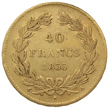 French 40 Francs Gold Coin