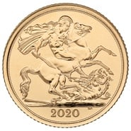 2020 Gold Half Sovereign