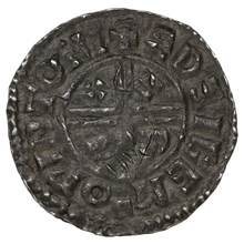 978-1016 Aethelred II Silver Penny Hammered Crux Type Edsige Winchester