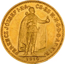 Hungarian 10 Korona Gold Coin Franz Joseph I