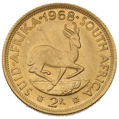 1968 R2 Gold Coin 2 Rand South Africa