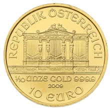 2009 1/10oz Austrian Gold Philharmonic Coin