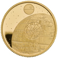 2024 1/4oz Star Wars Death Star Proof Gold Coin Boxed