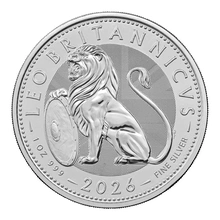 2026 The British Lion 1oz Silver Coin
