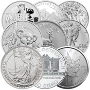 Grade B - 1oz Silver Coins Best Value