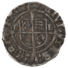 Henry VIII Silver Half Groat Twopence Very Fine
