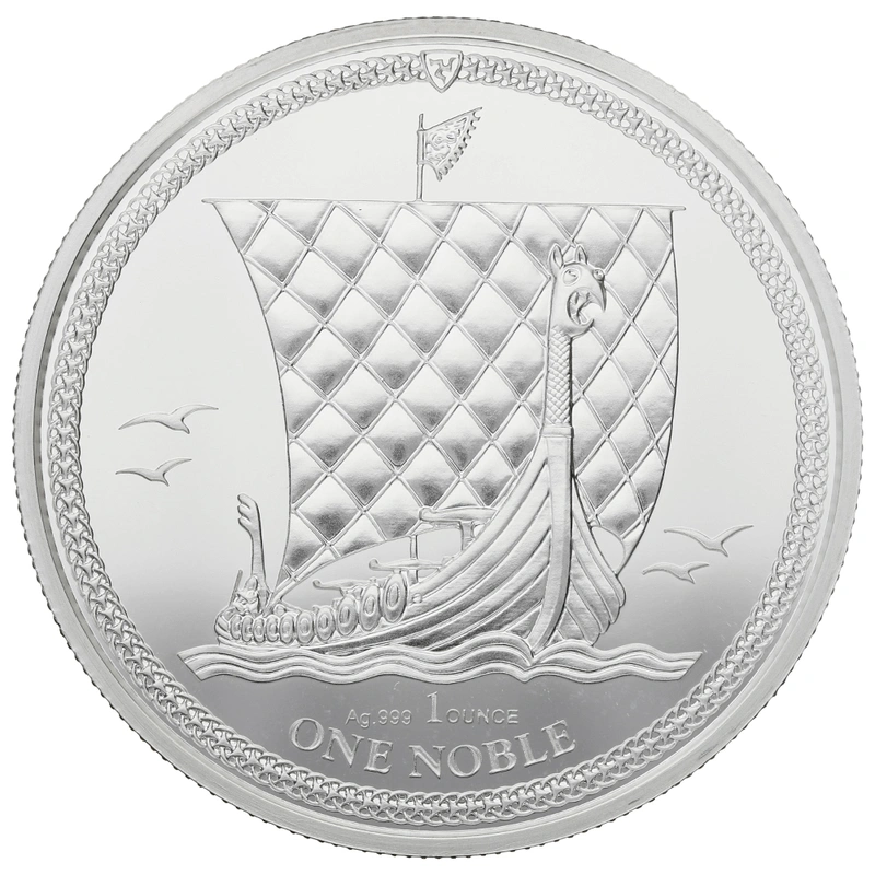 2018 Proof Isle of Man Noble Silver Coin 1oz